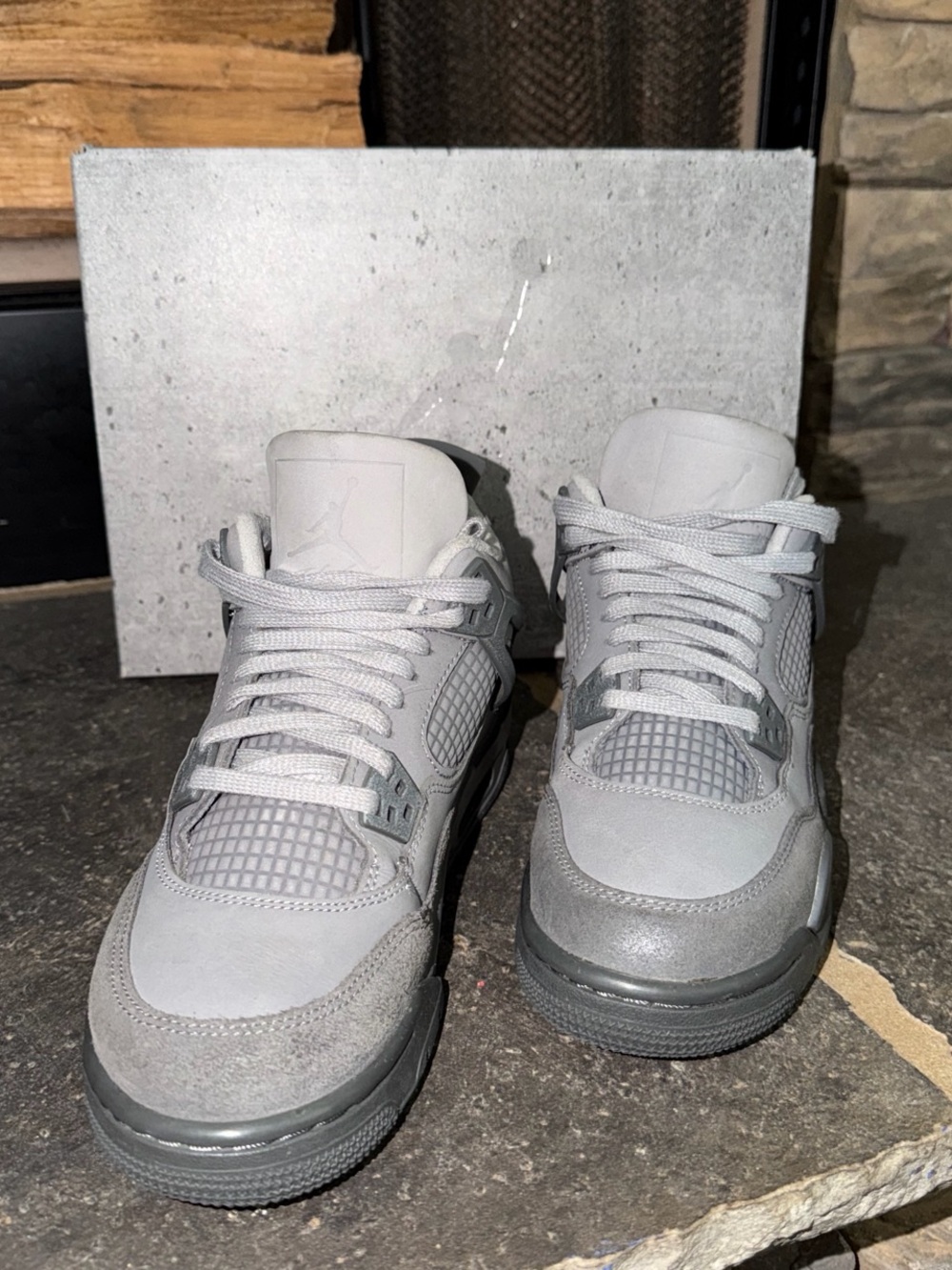 Nike Air Jordan 4 Retro Low - Light Grey